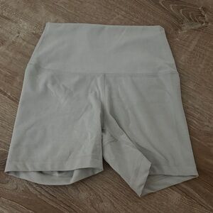 Yogalicious Light Gray Bike Shorts
